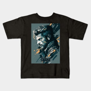 Snake Portrait Kids T-Shirt